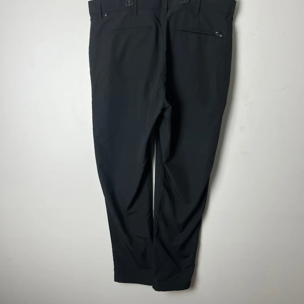 Banana Republic Performance Pants Mens 38x30 Caviar Black Golf Outdoor